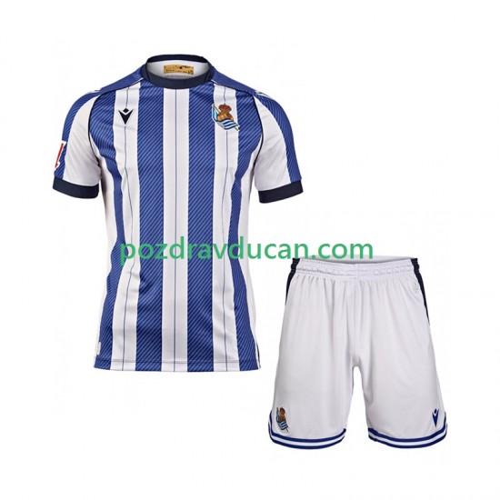 Nogometni Dresovi Real Sociedad Dječji Domaći dres 2025-2026 Kratkih Rukava