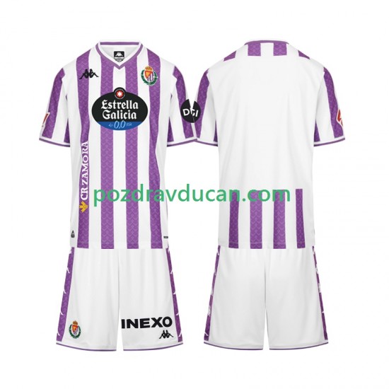 Nogometni Dresovi Real Valladolid Dječji Domaći dres 2025-2026 Kratkih Rukava