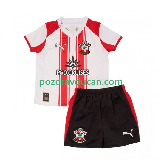 Nogometni Dresovi Southampton Dječji Domaći dres 2025-2026 Kratkih Rukava