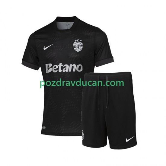 Nogometni Dresovi Sporting CP Dječji Gostujući dres 2025-2026 Kratkih Rukava