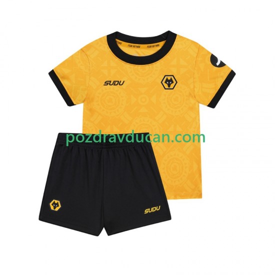 Nogometni Dresovi Wolverhampton Wanderers Dječji Domaći dres 2025-2026 Kratkih Rukava