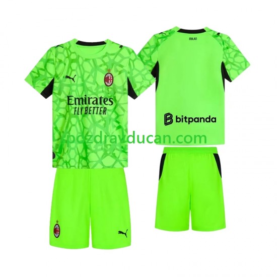 Nogometni Dresovi AC Milan Vratar Dječji Treći dres 2026-2027 Kratkih Rukava