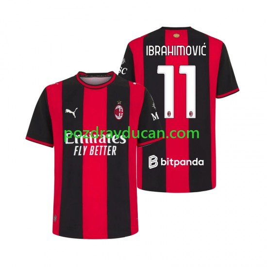 Nogometni Dresovi AC Milan Ibrahimović 11 Muški Domaći dres 2026-2027 Kratkih Rukava