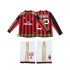 Nogometni Dresovi AC Milan Kaka 22 2013 2014 Retro Dječji Domaći dres Dugi Rukav