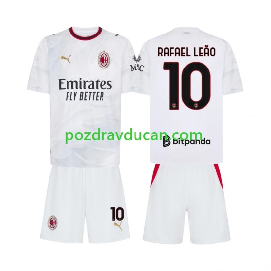 Nogometni Dresovi AC Milan Rafael Leao 10 Dječji Gostujući dres 2026-2027 Kratkih Rukava