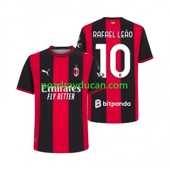 Nogometni Dresovi AC Milan Rafael Leao 10 Muški Domaći dres 2026-2027 Kratkih Rukava