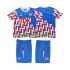 Nogometni Dresovi AFC Ajax 1989 1990 Retro Dječji Gostujući dres Dugi Rukav