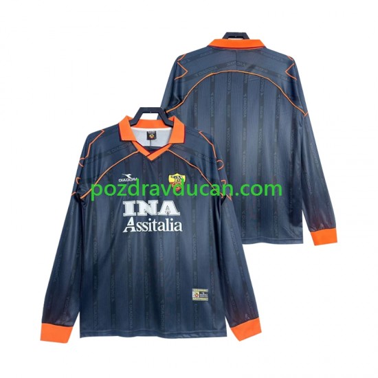 Nogometni Dresovi Roma 2000 Retro Muški Treći dres 1999 Dugi Rukav