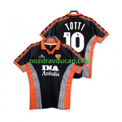 Nogometni Dresovi Roma Totti 10 Retro Muški Treći dres 1998 1999 Kratkih Rukava