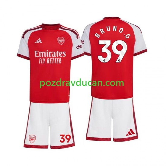 Nogometni Dresovi Arsenal Bruno Guimaraes 39 Dječji Domaći dres 2026-2027 Kratkih Rukava
