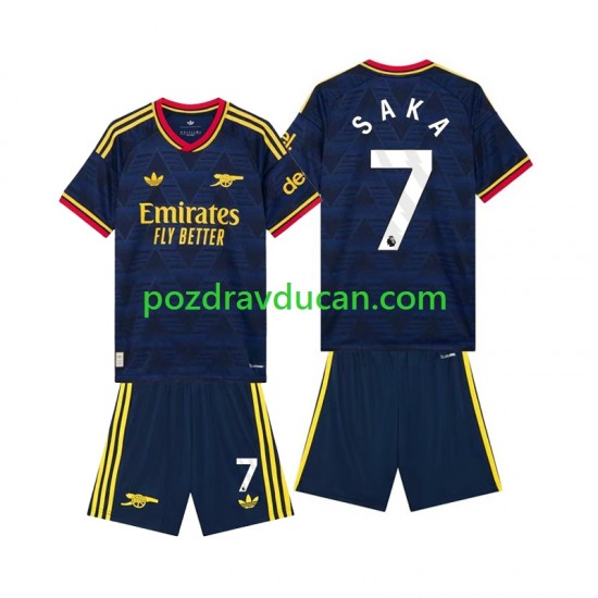Nogometni Dresovi Arsenal Bukayo Saka 7 Dječji Gostujući dres 2026-2027 Kratkih Rukava
