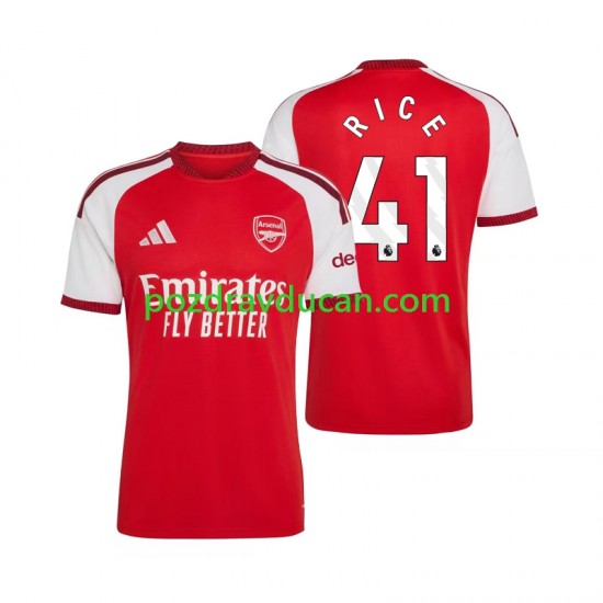 Nogometni Dresovi Arsenal Declan Rice 41 Muški Domaći dres 2026-2027 Kratkih Rukava