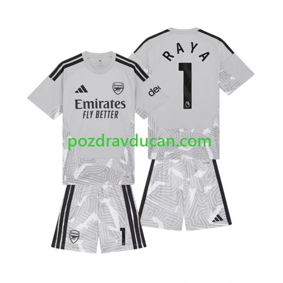 Nogometni Dresovi Arsenal David Raya 1 Vratar Dječji Domaći dres 2026-2027 Kratkih Rukava