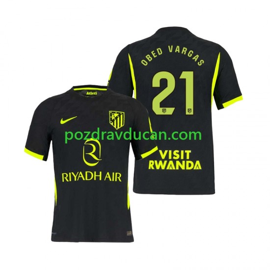 Nogometni Dresovi Atlético Madrid Obed Vargas 21 Muški Gostujući dres 2026-2027 Kratkih Rukava