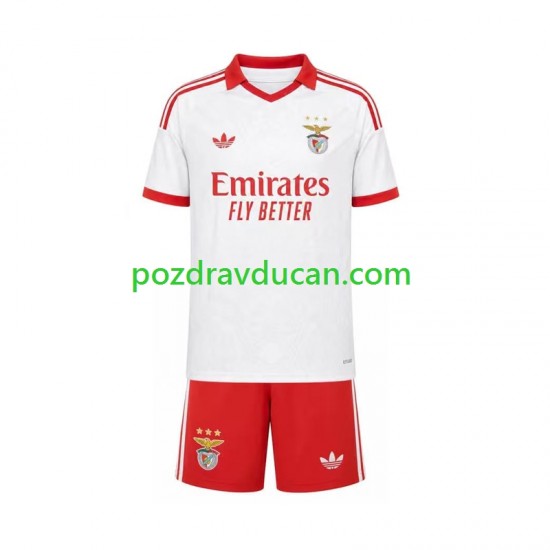 Nogometni Dresovi Benfica Dječji Gostujući dres 2026-2027 Kratkih Rukava