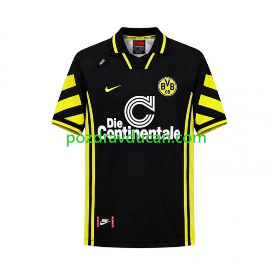 Nogometni Dresovi Borussia Dortmund 1996 Retro Muški Gostujući dres Kratkih Rukava
