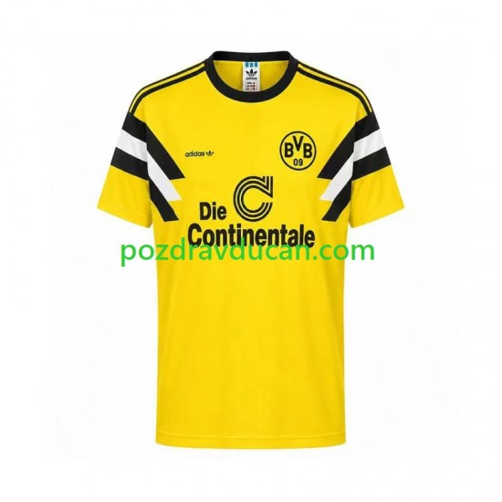 Nogometni Dresovi Borussia Dortmund 1989 Retro Muški Domaći dres Kratkih Rukava