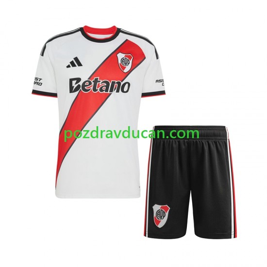 Nogometni Dresovi CA River Plate Dječji Domaći dres 2026-2027 Kratkih Rukava