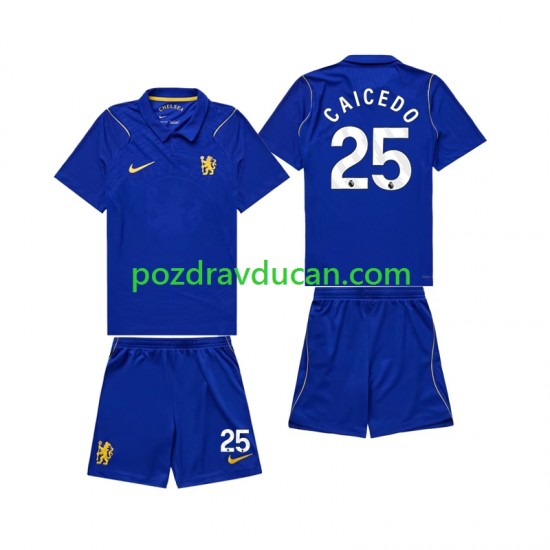 Nogometni Dresovi Chelsea Moises Caicedo 25 Dječji Domaći dres 2026-2027 Kratkih Rukava