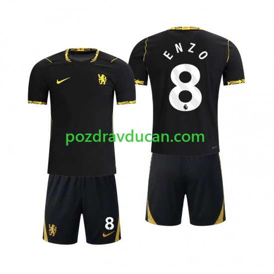 Nogometni Dresovi Chlesea Enzo Fernandez 8 Dječji Gostujući dres 2026-2027 Kratkih Rukava
