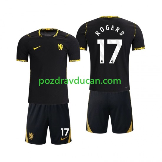 Nogometni Dresovi Chlesea Morgan Rogers 17 Dječji Gostujući dres 2026-2027 Kratkih Rukava