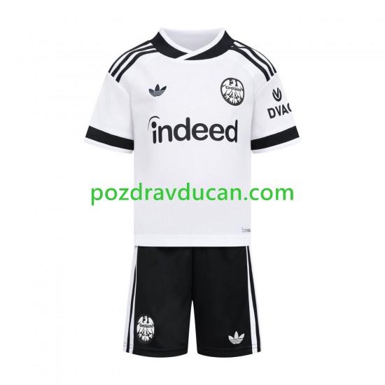 Nogometni Dresovi Eintracht Frankfurt Dječji Gostujući dres 2026-2027 Kratkih Rukava