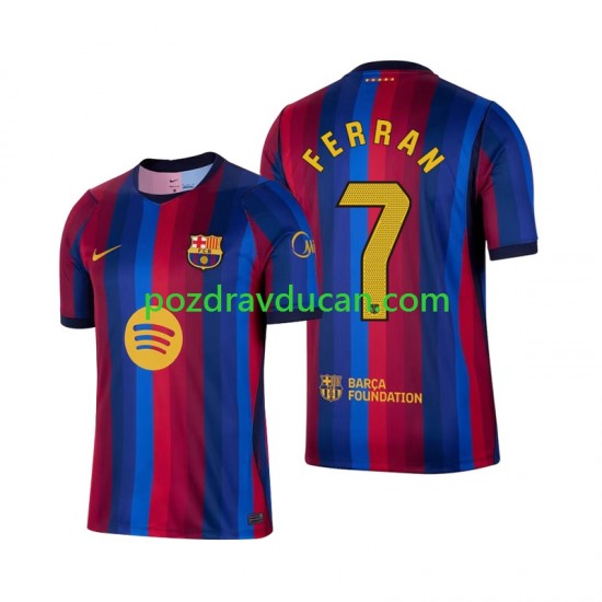 Nogometni Dresovi FC Barcelona Ferran Torres 7 Muški Domaći dres 2026-2027 Kratkih Rukava
