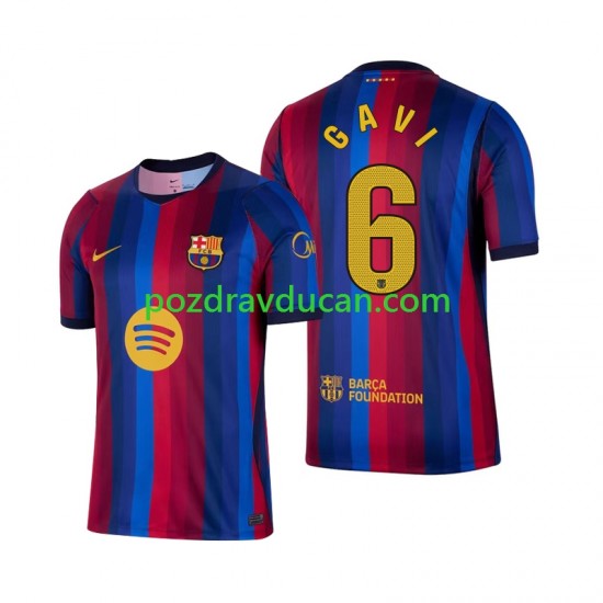 Nogometni Dresovi FC Barcelona Gavi 6 Muški Domaći dres 2026-2027 Kratkih Rukava
