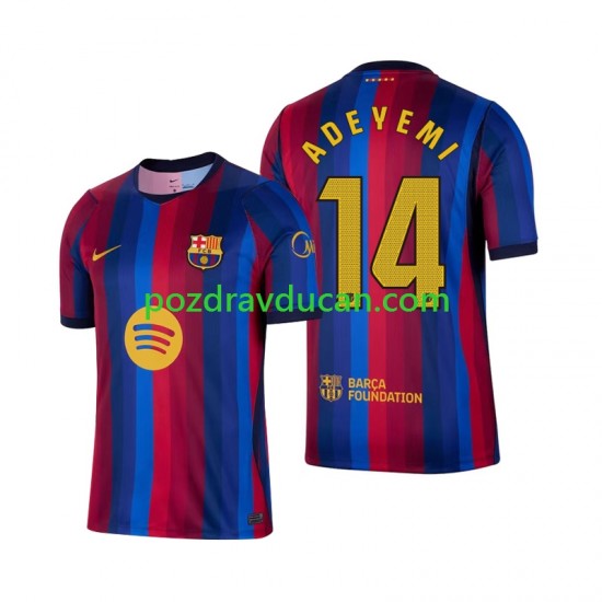 Nogometni Dresovi FC Barcelona Karim Adeyemi 14 Muški Domaći dres 2026-2027 Kratkih Rukava