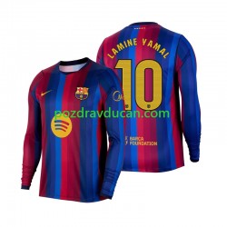 Nogometni Dresovi FC Barcelona Lamine Yamal 10 Muški Domaći dres 2026-2027 Dugi Rukav