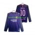 Nogometni Dresovi FC Barcelona Lionel Messi 10 2016 2017 Retro Muški Gostujući dres Dugi Rukav