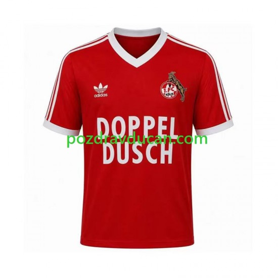 Nogometni Dresovi FC Köln 1984 1985 Retro Muški Gostujući dres Kratkih Rukava