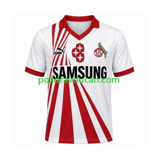 Nogometni Dresovi FC Köln 1990 1991 Retro Muški Domaći dres Kratkih Rukava