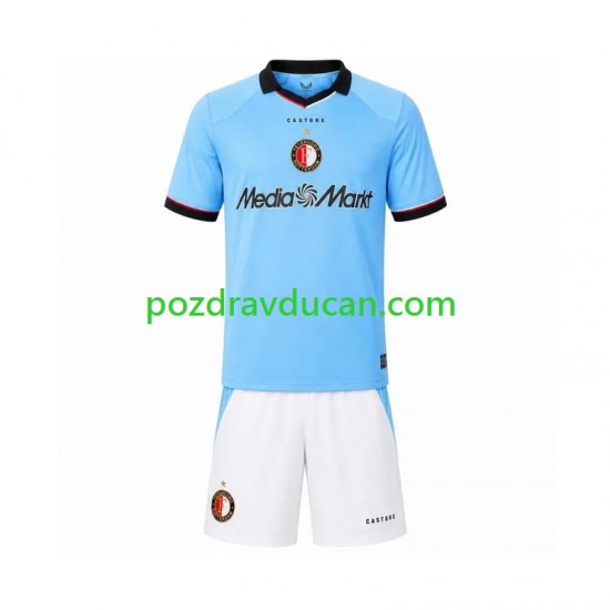 Nogometni Dresovi Feyenoord Rotterdam Dječji Gostujući dres 2026-2027 Kratkih Rukava