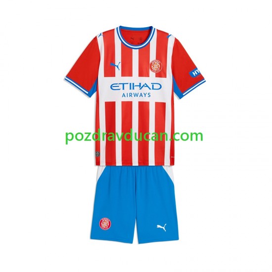 Nogometni Dresovi Girona Dječji Domaći dres 2026-2027 Kratkih Rukava