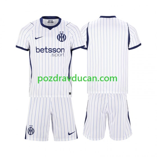 Nogometni Dresovi Inter Milan Dječji Gostujući dres 2026-2027 Kratkih Rukava