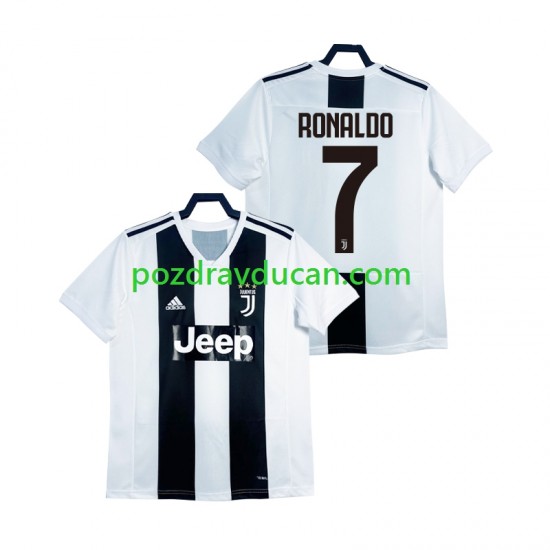 Nogometni Dresovi Juventus Cristiano Ronaldo 2018 2019 Retro Muški Domaći dres Kratkih Rukava