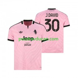 Nogometni Dresovi Juventus Jonathan David 30 Muški Gostujući dres 2026-2027 Kratkih Rukava
