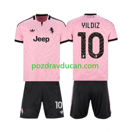 Nogometni Dresovi Juventus Kenan Yildiz 10 Dječji Gostujući dres 2026-2027 Kratkih Rukava