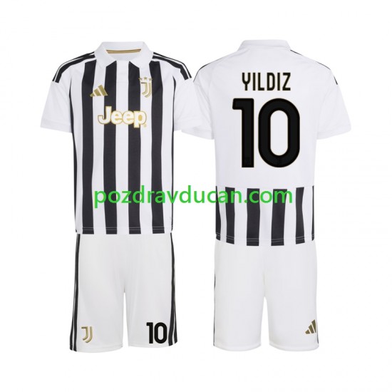 Nogometni Dresovi Juventus Kenan Yildiz 10 Dječji Domaći dres 2026-2027 Kratkih Rukava