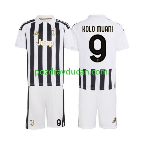 Nogometni Dresovi Juventus Randal Kolo Muani 9 Dječji Domaći dres 2026-2027 Kratkih Rukava