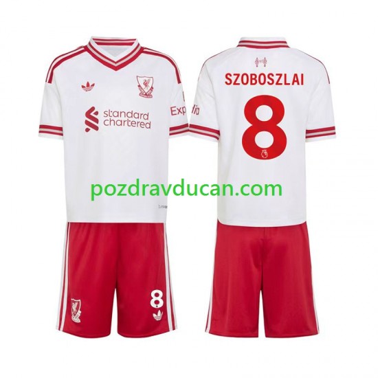 Nogometni Dresovi Liverpool Dominik Szoboszlai 8 Dječji Gostujući dres 2026-2027 Kratkih Rukava