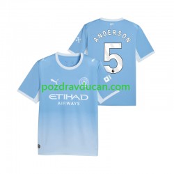 Nogometni Dresovi Manchester City Elliot Anderson 5 Muški Domaći dres 2026-2027 Kratkih Rukava