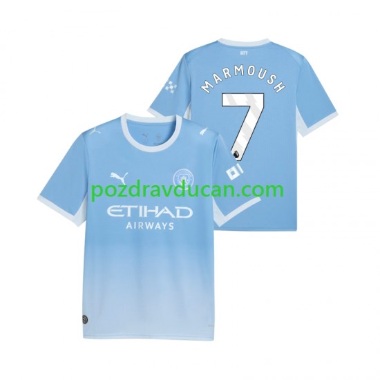 Nogometni Dresovi Manchester City Omar Marmoush 7 Muški Domaći dres 2026-2027 Kratkih Rukava