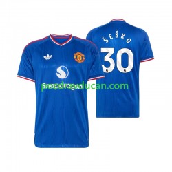 Nogometni Dresovi Manchester United Benjamin Sesko 30 Muški Gostujući dres 2026-2027 Kratkih Rukava