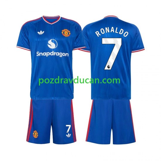 Nogometni Dresovi Manchester United Cristiano Ronaldo 7 Dječji Gostujući dres 2026-2027 Kratkih Rukava