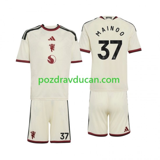 Nogometni Dresovi Manchester United Kobbie Mainoo 37 Dječji Treći dres 2026-2027 Kratkih Rukava