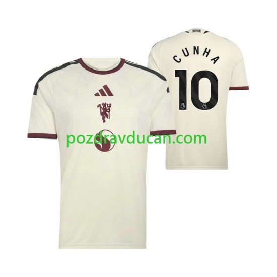 Nogometni Dresovi Manchester United Matheus Cunha 10 Muški Treći dres 2026-2027 Kratkih Rukava