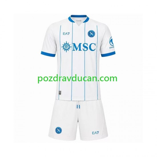 Nogometni Dresovi Napoli Dječji Gostujući dres 2026-2027 Kratkih Rukava