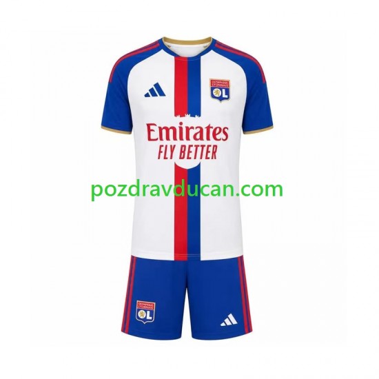 Nogometni Dresovi Olympique Lyonnais Dječji Gostujući dres 2026-2027 Kratkih Rukava